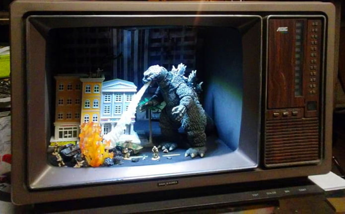 Sc?ne uit de film Godzilla
