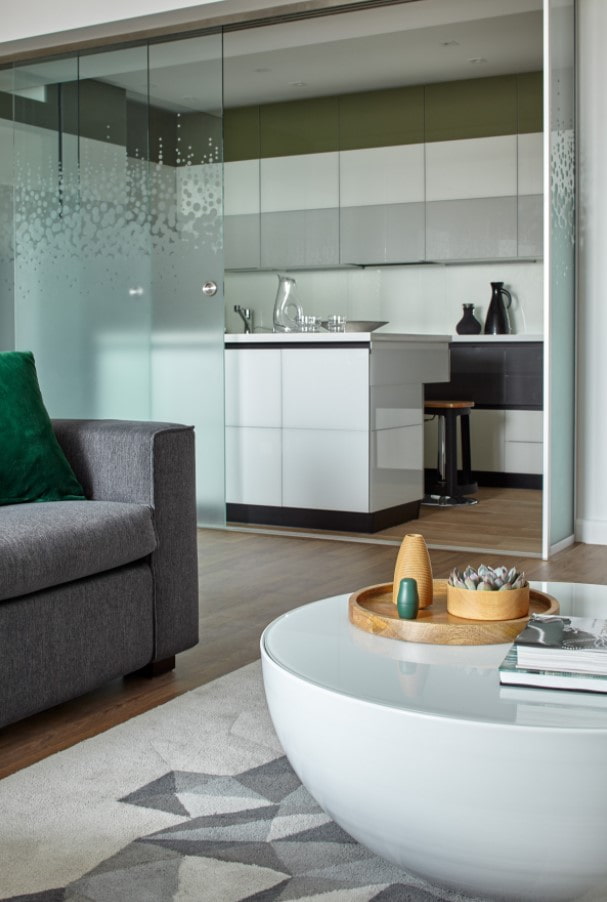 schuifwanden in het interieur