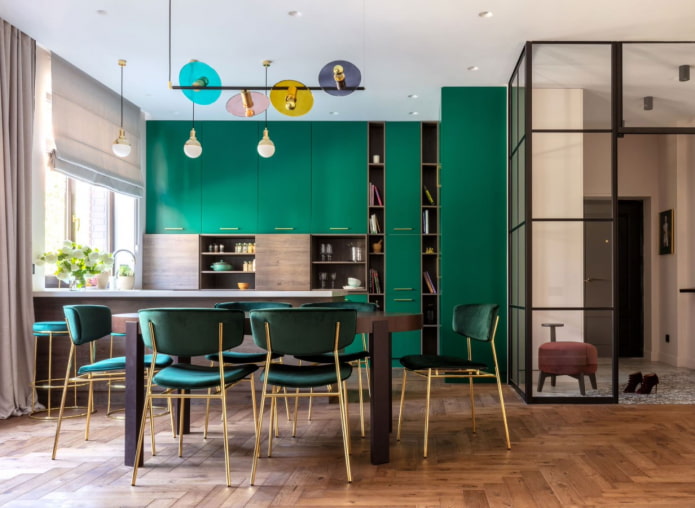 markeer de gang in de studio