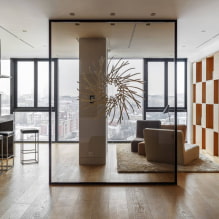 Interieurontwerp met glazen scheidingswanden-3