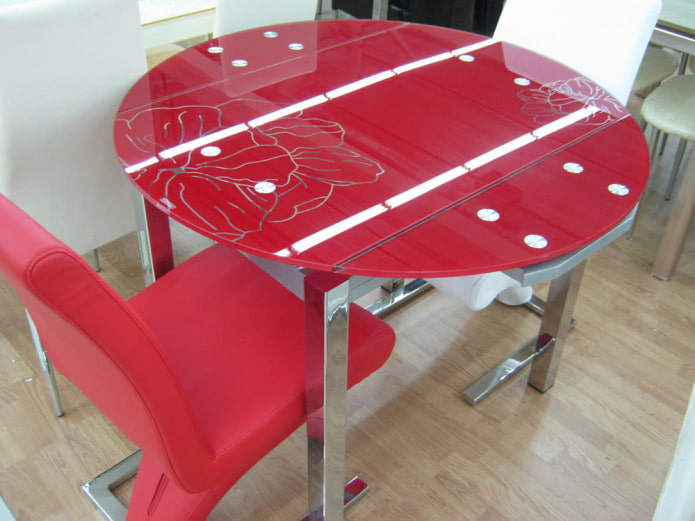 rood tafelblad