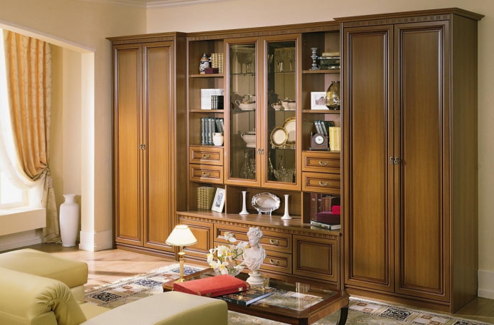 muurontwerp in het interieur van de woonkamer