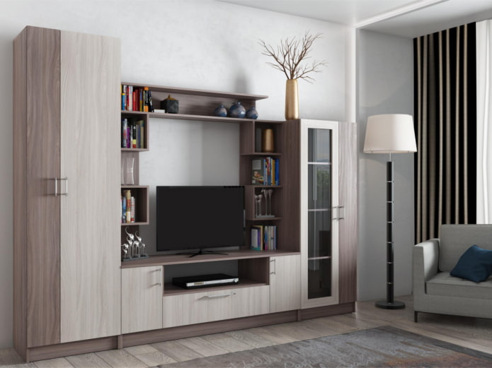 wandkast in het interieur van de woonkamer