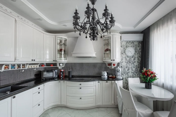 muurdecoratie in een klassiek interieur