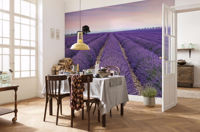 3D-behang in de keuken