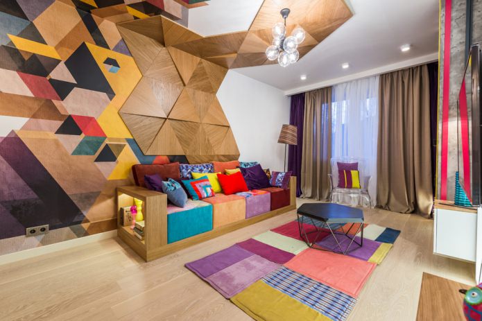 heldere en originele wanddecoratie