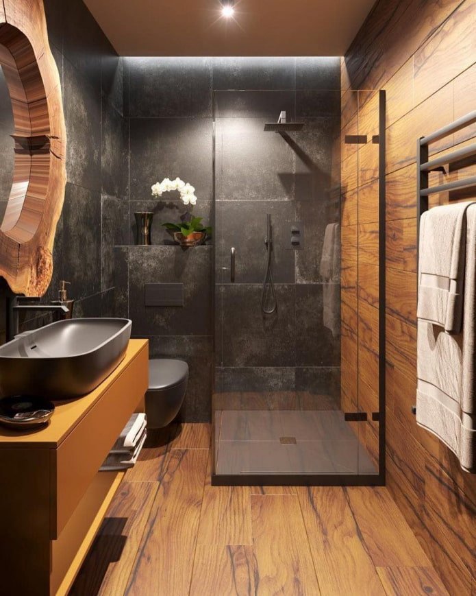 badkamer in loftstijl