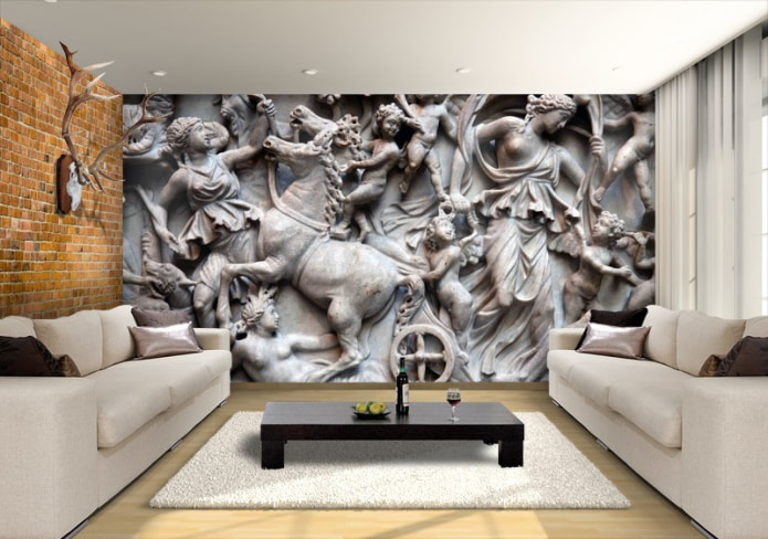 3D fotobehang