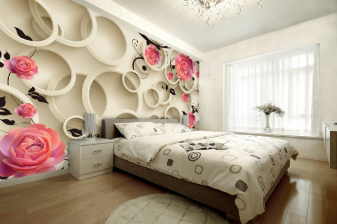 rozen op behang