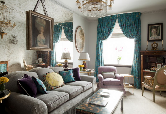 decoratie in het interieur in eclectische stijl