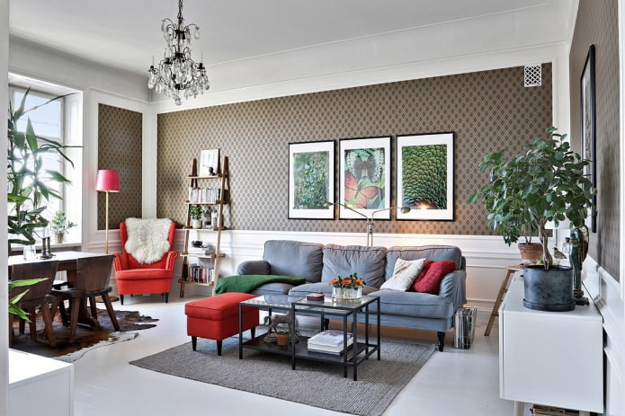 eclectische interieurdecoratie