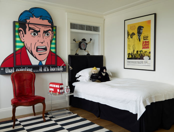 schilderij in cartoonstijl