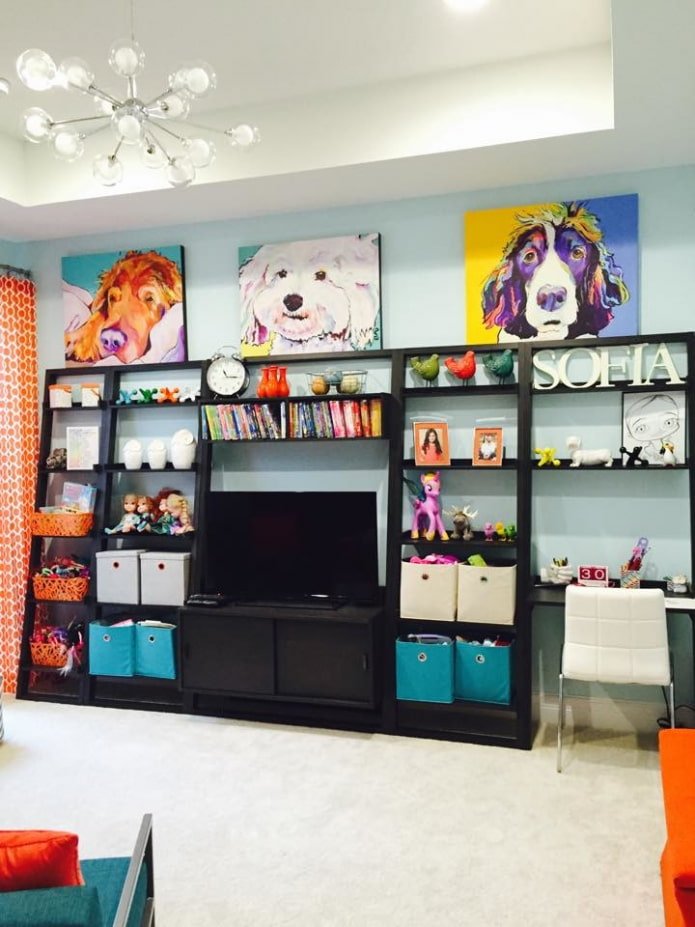 plank in het interieur