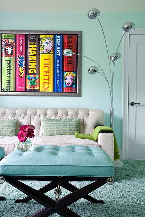 ontwerp in pop-artstijl