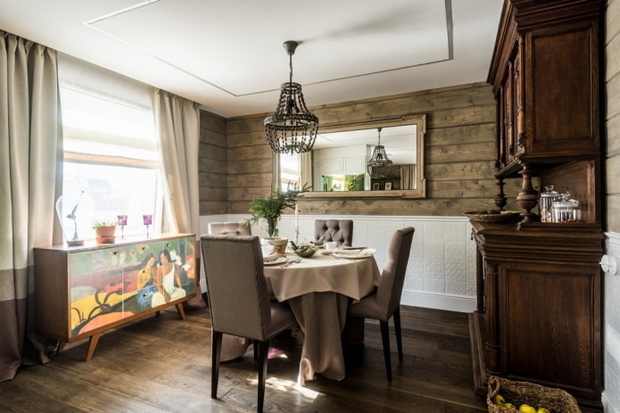 interieurontwerp in rustieke stijl