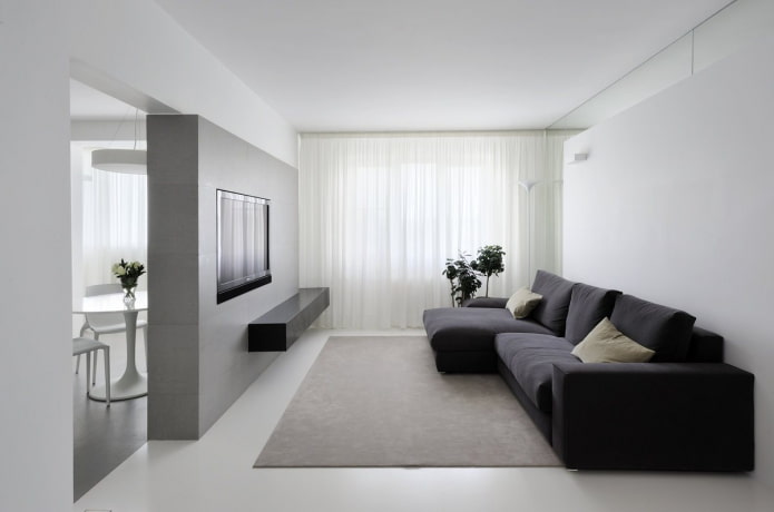 Minimalisme in de woonkamer