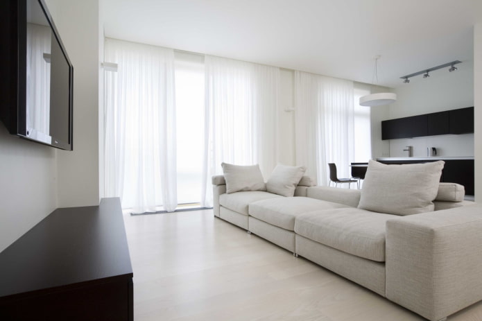 minimalistische woonkamer