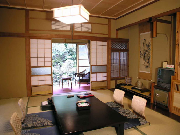 Japanse stijl in het interieur