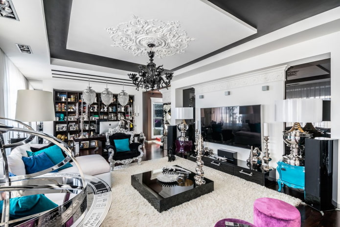 woonkamer in fusion stijl