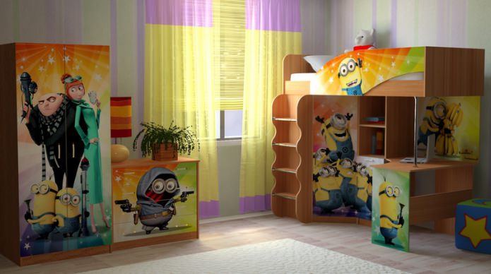 Minions in de kinderkamer