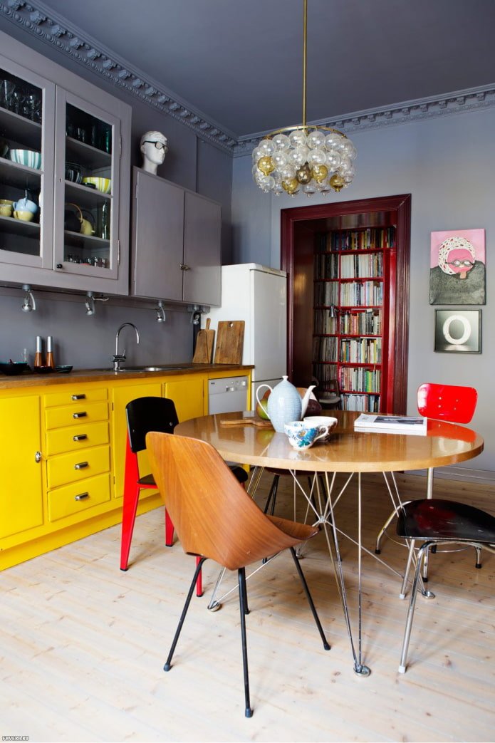 keuken in eclectische stijl