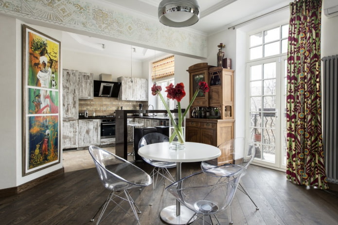 keuken in grunge-stijl