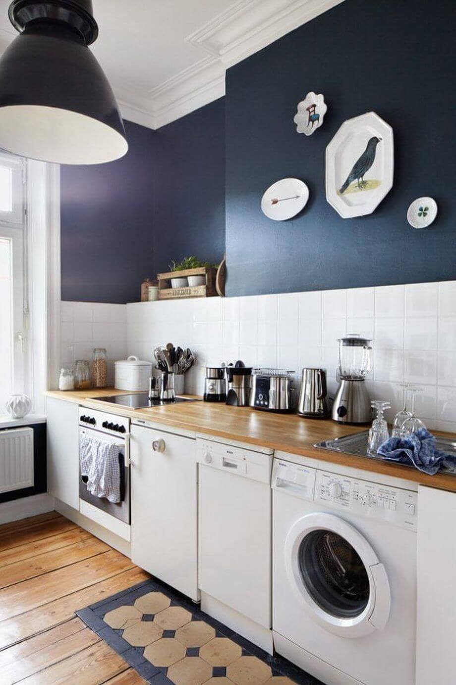 wasmachine onder een aanrechtblad installeren