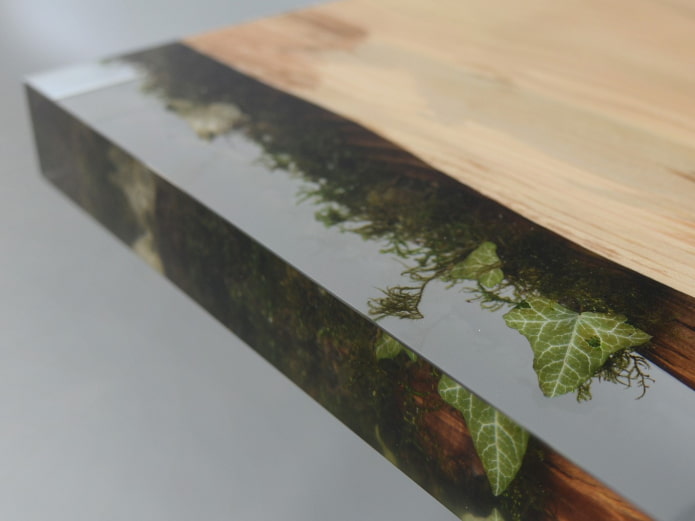Tafel met planten