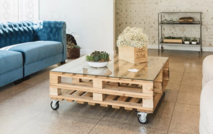 Pallet salontafel