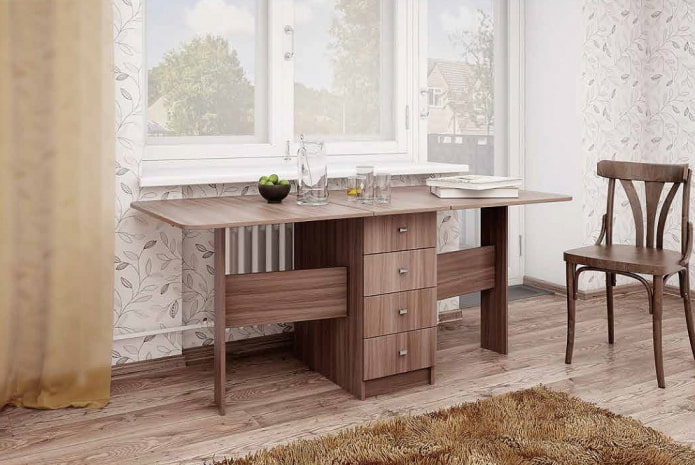 lange boekvormige structuur in het interieur