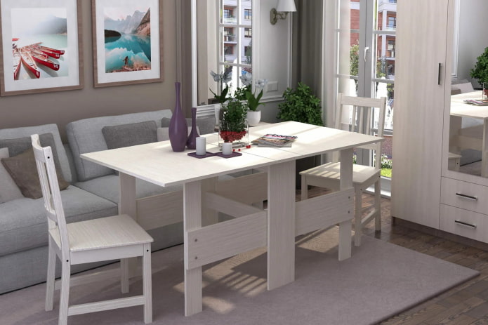 boekmodel in het interieur van de woonkamer