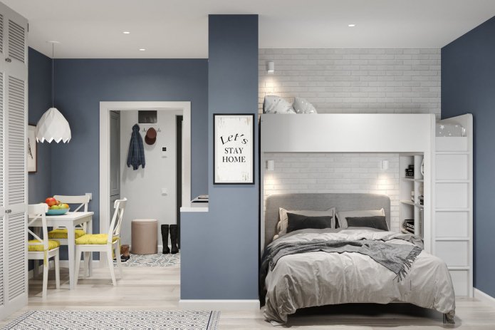 Muurdecoratie met verschillende materialen