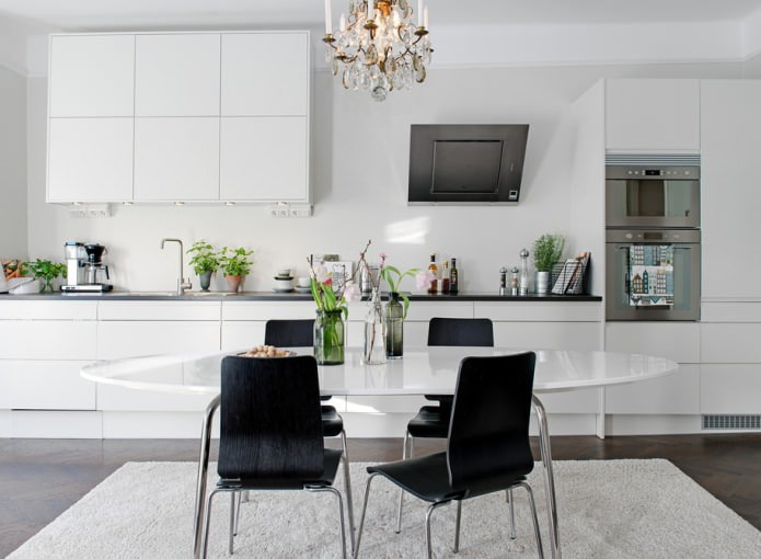 Keukenstoelen in het interieur