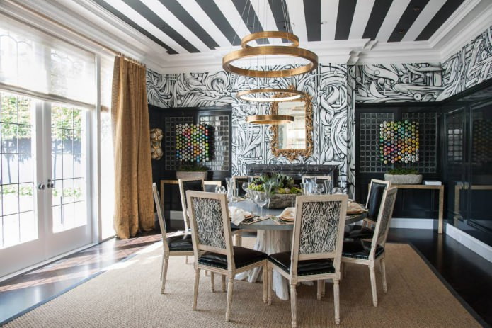 stoel in het interieur 
