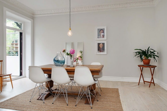 Stoelen in het interieur