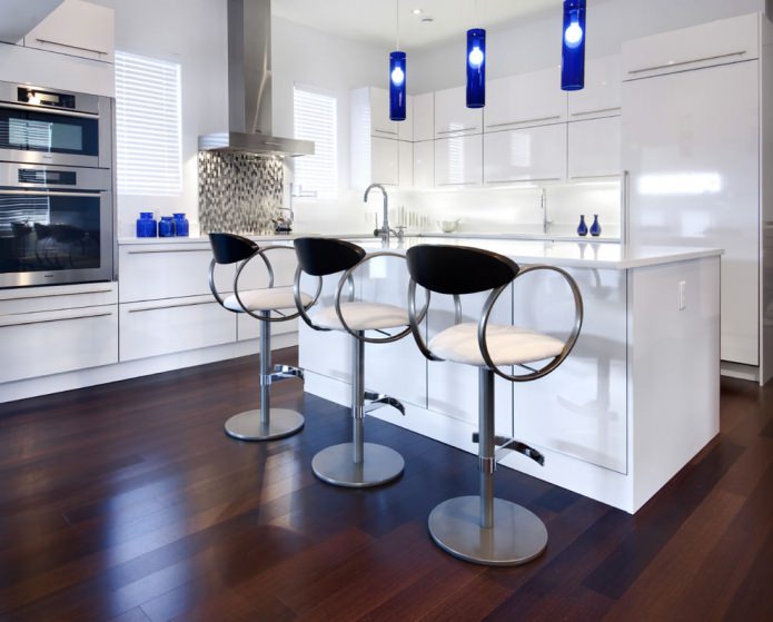 barkruk in het interieur
