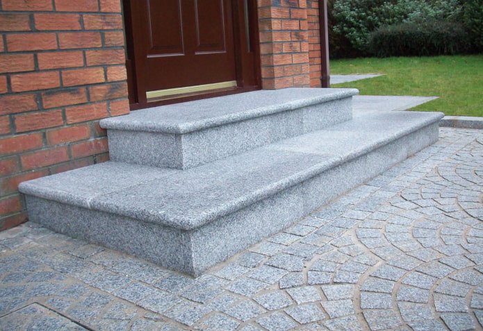 grijs graniet veranda