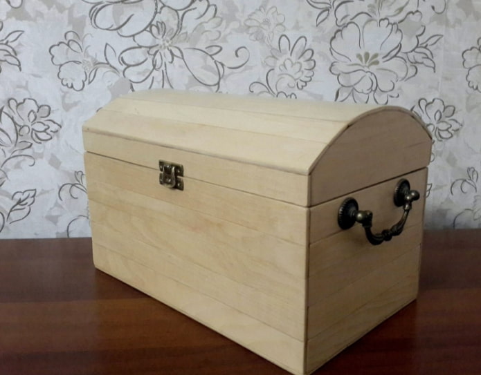 afgewerkte kist