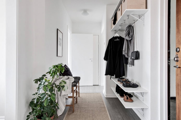 witte gang in Scandinavische stijl