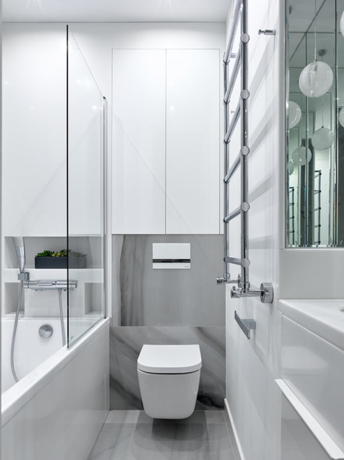 minimalistische badkamer