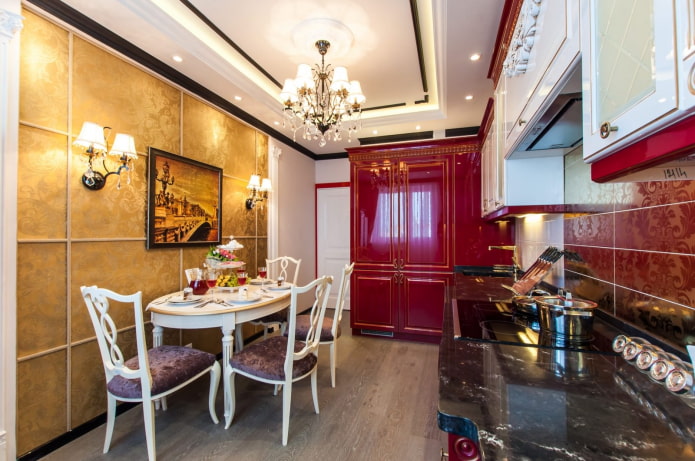 stoelen in de keuken