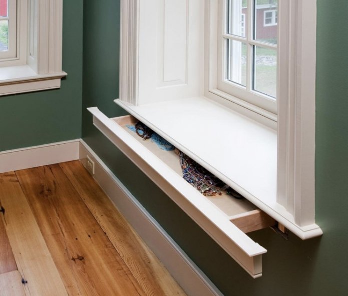 intrekbare vensterbank