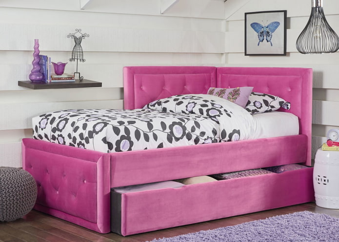 hoekpoef in het interieur