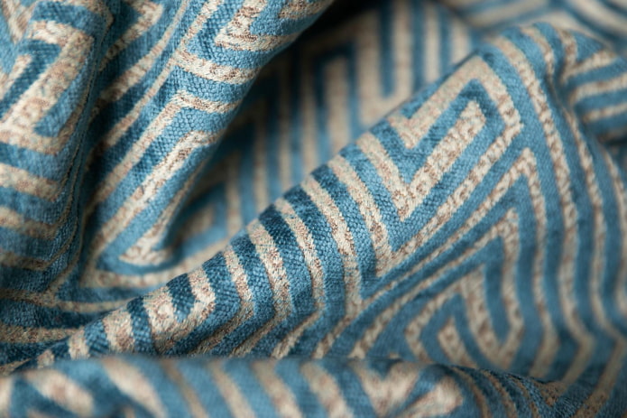 chenille in het interieur