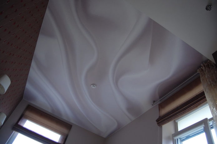 gespannen stof met imitatiezijde