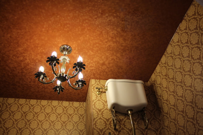 plafond met fluwelen textuur