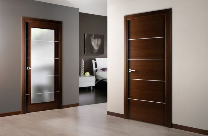 deuren in een modern interieur
