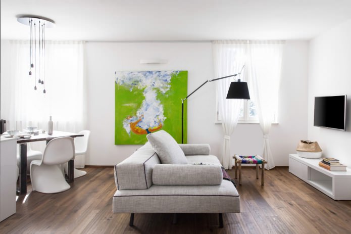 Plint in de kleur van de vloer
