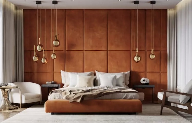 terracotta hoofdbord