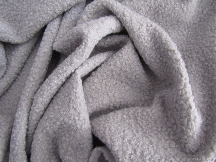 boucle stof textuur